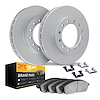 4212-48151 Geospec Brake Rotors w/Heavy-Duty Brake Pads & Hardware, Fits Select GM, Position: Front