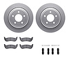 4212-54003 Geospec Brake Rotors w/Heavy-Duty Brake Pads & Hardware, 2010-2011 Ford/Lincoln/Mercury/Mazda, Position: Rear - image 1