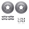 4212-54008 Geospec Brake Rotors w/Heavy-Duty Brake Pads & Hardware, 2006-2010 Ford/Lincoln/Mercury/Mazda, Position: Front - image 1