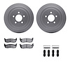 4212-55010 Geospec Brake Rotors w/Heavy-Duty Brake Pads & Hardware, 2003-2011 Ford/Lincoln/Mercury/Mazda, Position: Rear - image 1
