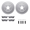 4212-56001 Geospec Brake Rotors w/Heavy-Duty Brake Pads & Hardware, 2003-2011 Ford/Lincoln/Mercury/Mazda, Position: Rear - image 1
