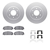 4212-67002 Geospec Brake Rotors w/Heavy-Duty Brake Pads & Hardware, Fits Select Infiniti/Nissan, Position: Front - image 1