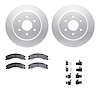 4212-67006 Geospec Brake Rotors w/Heavy-Duty Brake Pads & Hardware, Fits Select Infiniti/Nissan, Position: Rear
