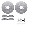4212-68001 Geospec Brake Rotors w/Heavy-Duty Brake Pads & Hardware, Fits Select Infiniti/Nissan, Position: Front - image 1