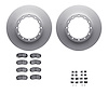 4212-72087 Geospec Brake Rotors w/Heavy-Duty Brake Pads & Hardware, 2010-2011 Freightliner, Position: Rear