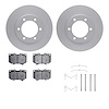 4212-76001 Geospec Brake Rotors w/Heavy-Duty Brake Pads & Hardware, 2000-2002 Lexus/Toyota/Scion, Position: Front - image 1