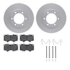 4212-76002 Geospec Brake Rotors w/Heavy-Duty Brake Pads & Hardware, 2000-2007 Lexus/Toyota/Scion, Position: Front - image 1