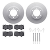 4212-76003 Geospec Brake Rotors w/Heavy-Duty Brake Pads & Hardware, 2003-2009 Lexus/Toyota/Scion, Position: Front