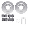 4212-76005 Geospec Brake Rotors w/Heavy-Duty Brake Pads & Hardware, Fits Select Lexus/Toyota/Scion, Position: Front - image 1