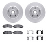 4212-99117 Geospec Brake Rotors w/Heavy-Duty Brake Pads & Hardware, 2003-2011 Ford/Lincoln/Mercury/Mazda, Position: Front - image 1