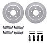 4212-99119 Geospec Brake Rotors w/Heavy-Duty Brake Pads & Hardware, 2001-2002 Ford/Lincoln/Mercury/Mazda, Position: Rear - image 1