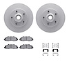 4212-99123 Geospec Brake Rotors w/Heavy-Duty Brake Pads & Hardware, 1997-1999 Ford/Lincoln/Mercury/Mazda, Position: Front - image 1