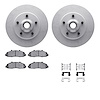 4212-99143 Geospec Brake Rotors w/Heavy-Duty Brake Pads & Hardware, 2000-2004 Ford/Lincoln/Mercury/Mazda, Position: Front - image 1