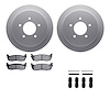 4212-99152 Geospec Brake Rotors w/Heavy-Duty Brake Pads & Hardware, 1997-2004 Ford/Lincoln/Mercury/Mazda, Position: Rear - image 1