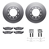4212-99182 Geospec Brake Rotors w/Heavy-Duty Brake Pads & Hardware, 2005-2016 Ford/Lincoln/Mercury/Mazda, Position: Front