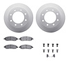 4212-99186 Geospec Brake Rotors w/Heavy-Duty Brake Pads & Hardware, 2005-2007 Ford/Lincoln/Mercury/Mazda, Position: Rear