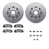 4212-99200 Geospec Brake Rotors w/Heavy-Duty Brake Pads & Hardware, 2012-2012 Ford/Lincoln/Mercury/Mazda, Position: Front - image 1