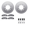4212-99218 Geospec Brake Rotors w/Heavy-Duty Brake Pads & Hardware, Fits Select Ford/Lincoln/Mercury/Mazda, Position: Front - image 1