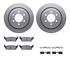 4212-99227 Geospec Brake Rotors w/Heavy-Duty Brake Pads & Hardware, 2015-2017 Ford/Lincoln/Mercury/Mazda, Position: Rear - image 1