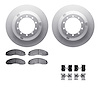 4212-99240 Geospec Brake Rotors w/Heavy-Duty Brake Pads & Hardware, Fits Select Ford/Lincoln/Mercury/Mazda, Position: Rear - image 1