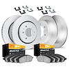4214-40028 Geospec Brake Rotors w/Heavy-Duty Brake Pads & Hardware, 2007-2018 Multiple Makes/Models, Position: Front and Rear - image 1