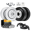 4214-40050 Geospec Brake Rotors w/Heavy-Duty Brake Pads/Drums/Shoes & Hardware Kit, 2000-2002 Mopar, Position: Front and Rear - image 1
