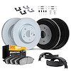 4214-47033 Geospec Brake Rotors w/Heavy-Duty Brake Pads/Drums/Shoes & Hardware Kit, 1971-1990 GM, Position: Front and Rear