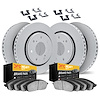 4214-99027 Geospec Brake Rotors w/Heavy-Duty Brake Pads & Hardware, 2004-2008 Ford/Lincoln/Mercury/Mazda, Position: Front and Re - image 1