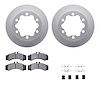 4222-40005 Geospec Brake Rotors w/Heavy-Duty Brake Pads/Sensor & Hardware Kit, 2006-2006 Mopar, Position: Rear - image 1