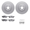4222-63002 Geospec Brake Rotors w/Heavy-Duty Brake Pads/Sensor & Hardware Kit, 2013-2019 Mercedes-Benz, Position: Front