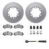 4222-63110 Geospec Brake Rotors w/Heavy-Duty Brake Pads/Sensor & Hardware Kit, 2008-2018 Multiple Makes/Models, Position: Rear