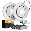 4222-63110 Geospec Brake Rotors w/Heavy-Duty Brake Pads/Sensor & Hardware Kit, 2008-2018 Multiple Makes/Models, Position: Rear - image 2