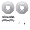 4232-40003 Geospec Brake Rotors w/Heavy-Duty Brake Pads & Sensor, 2002-2006 Multiple Makes/Models, Position: Front