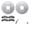 4232-40004 Geospec Brake Rotors w/Heavy-Duty Brake Pads & Sensor, 2002-2006 Multiple Makes/Models, Position: Front
