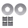 4302-02002 Geospec Brake Rotors with 3000-Series Ceramic Brake Pads Kit, 1967-1977 Porsche, Position: Front - image 1