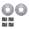 4302-02008 Geospec Brake Rotors with 3000-Series Ceramic Brake Pads Kit, 1977-1988 Porsche, Position: Rear - image 1