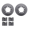 4302-02009 Geospec Brake Rotors with 3000-Series Ceramic Brake Pads Kit, 1987-1989 Porsche, Position: Rear - image 1