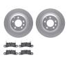4302-02016 Geospec Brake Rotors with 3000-Series Ceramic Brake Pads Kit, 2011-2018 Porsche, Position: Rear - image 1