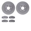 4302-03010 Geospec Brake Rotors with 3000-Series Ceramic Brake Pads Kit, 2001-2006 Kia/Hyundai/Genesis, Position: Front - image 1