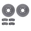 4302-03011 Geospec Brake Rotors with 3000-Series Ceramic Brake Pads Kit, 2002-2006 Kia/Hyundai/Genesis, Position: Front - image 1