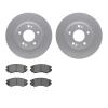 4302-03012 Geospec Brake Rotors with 3000-Series Ceramic Brake Pads Kit, 2003-2013 Kia/Hyundai/Genesis, Position: Front - image 1