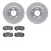4302-03013 Geospec Brake Rotors with 3000-Series Ceramic Brake Pads Kit, 2007-2010 Kia/Hyundai/Genesis, Position: Front - image 1