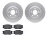 4302-03018 Geospec Brake Rotors with 3000-Series Ceramic Brake Pads Kit, 2005-2010 Kia/Hyundai/Genesis, Position: Front - image 1