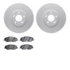 4302-03026 Geospec Brake Rotors with 3000-Series Ceramic Brake Pads Kit, 2013-2019 Kia/Hyundai/Genesis, Position: Front - image 1