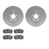 4302-03027 Geospec Brake Rotors with 3000-Series Ceramic Brake Pads Kit, 2014-2017 Kia/Hyundai/Genesis, Position: Front - image 1