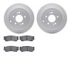 4302-03031 Geospec Brake Rotors with 3000-Series Ceramic Brake Pads Kit, 2007-2009 Kia/Hyundai/Genesis, Position: Rear - image 1