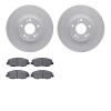 4302-03039 Geospec Brake Rotors with 3000-Series Ceramic Brake Pads Kit, 2009-2011 Kia/Hyundai/Genesis, Position: Front - image 1