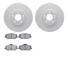 4302-03047 Geospec Brake Rotors with 3000-Series Ceramic Brake Pads Kit, 2010-2016 Kia/Hyundai/Genesis, Position: Front - image 1