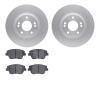 4302-03048 Geospec Brake Rotors with 3000-Series Ceramic Brake Pads Kit, 2009-2016 Kia/Hyundai/Genesis, Position: Front - image 1