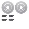4302-03053 Geospec Brake Rotors with 3000-Series Ceramic Brake Pads Kit, 2010-2017 Kia/Hyundai/Genesis, Position: Rear - image 1